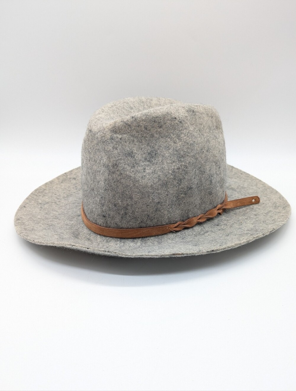 Target Grey Felted Wool Fedora Hat OS